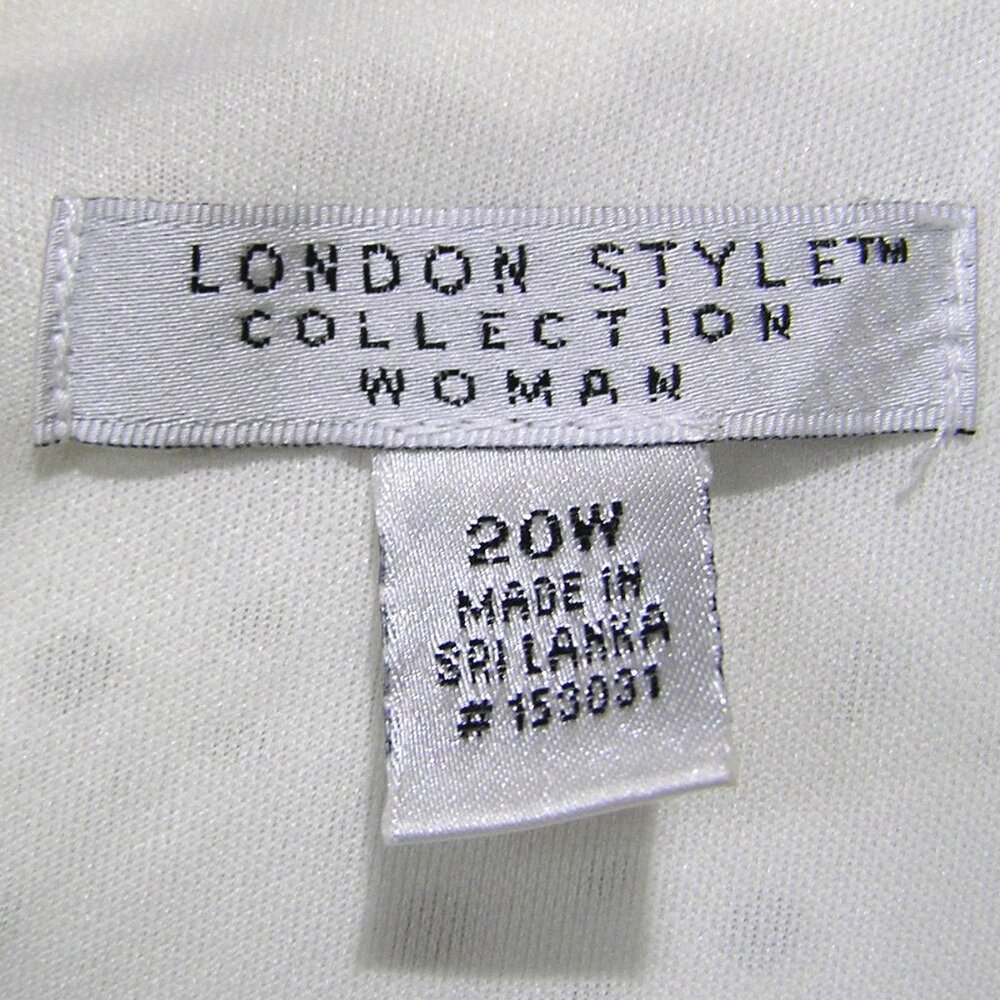 NWT White Eyelet Dress Faux Wrap Size 20W - Picture 7 of 15
